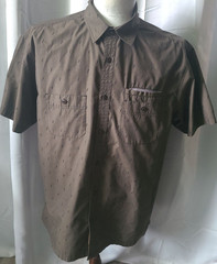 Men’s Howler Bros. button front S/S shirt – L – Lighting bolts