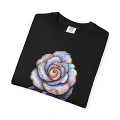 Opal Camellia Shell Graphic Tee