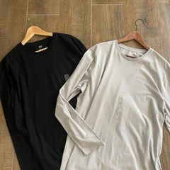 NWT GAP Everyday Day Soft Men’s Long Sleeves T-Shirt Bundle of 02 Shirts Size XL