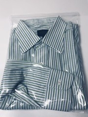 Robert Talbott Carmel Long Sleeve Shirt White Striped Cotton – Size 15. 5 / 33