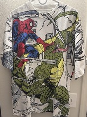 Insaiyan Threads Midtown Mayhem Spider-Man Lizard Stan Lee Comic Images XL