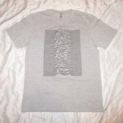 Joy Division Unknown Pleasures Gray Soft T-Shirt Men’s Medium M Rock New