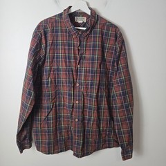 Duluth Trading Size XL Duluth Flex Beergarden Plaid Long-Sleeve Zip Chest Pocket
