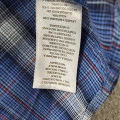 Michael Kors Shirt Men Medium Multi Plaid Chest Pockets Long Sleeve Button Down