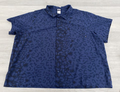 Nike SB Print Bowler Short Sleeve Shirt Size 4XL Leopard Print Skate