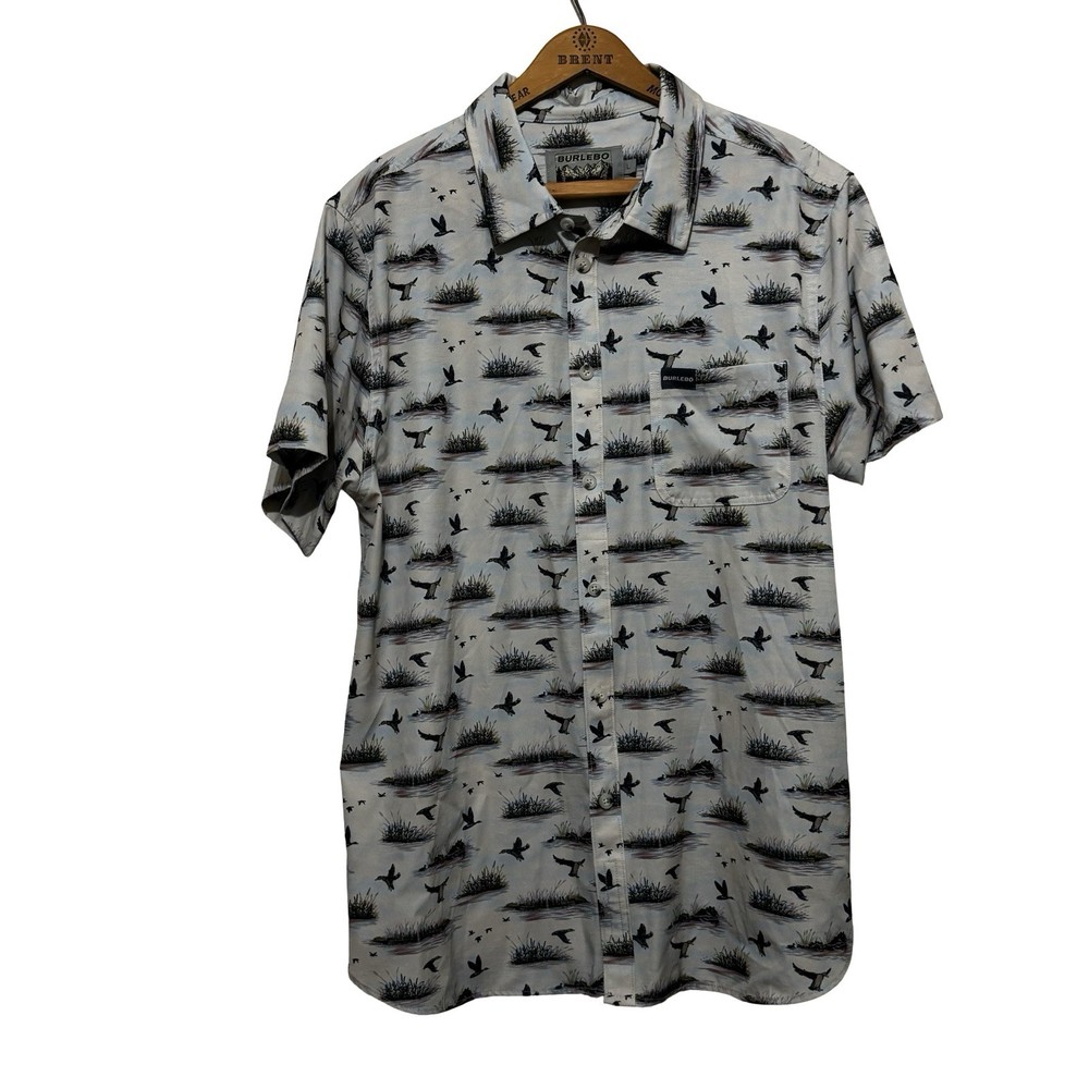Burlebo Performance Button Up Duck Hunt size Large hunting sports