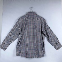 Con.Struct Plaid Button-Down Shirt Size XXXL Burgundy Checkered Pattern Was $79.