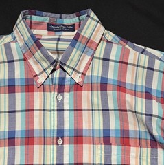 Tailored Mens Shirt Pima Cotton 44 Chest 30 Long Multicolored Tailored in USA