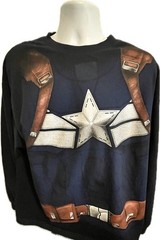 MARVEL Captain America Long Sleeve Shirt Unisex We Love Fine Size XL