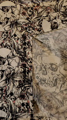 ROBERT GRAHAM Bainbridge All Over Skull Heads Print Shirt Size -M- MSRP$198.00