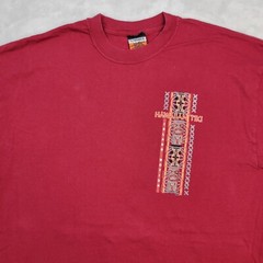 Vintage Island Motion Shirt Mens Extra Large Hawaiian Tiki Tribal Maui USA Made