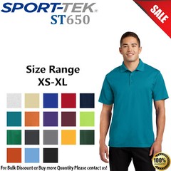 Sport-Tek ST650 Mens Short Sleeve Micropique Sport-Wick Polo Shirt