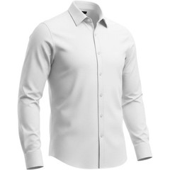Goodfellow & Co Men’s White Performance Pique Button Down Long Sleeve Size Small
