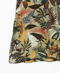 (ASK availability first) Exclusive Guy Rover Botanical Print Open Collar Shirt n