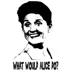 The Brady Bunch What Would Alice Do? t-shirt 100% cotton