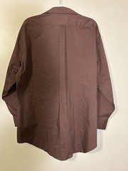 Architect Regular Fit Solid Dress Shirt XL 17-17 1/2 32/33 Dark Chestnut