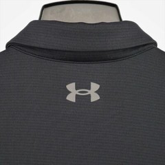 NWT Under Armour Loose Fit Athletic Tech Polo Shirt Men Black Golf Tennis Rugby
