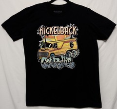 Nickleback Get Rollin M Black Band Tee Shirt 20″ W X 27.5″ L