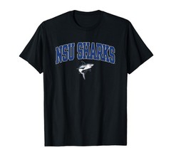 Elite Authentics Nova Southeastern Sharks Arch Over Logo Officially Licensed