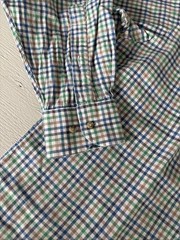 Ben Silver Charleston Button Down Multicolor Shirt Sz M Made In Canada