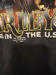 Vintage Harley Davidson Eagle 3D Emblem T-shirt Size L