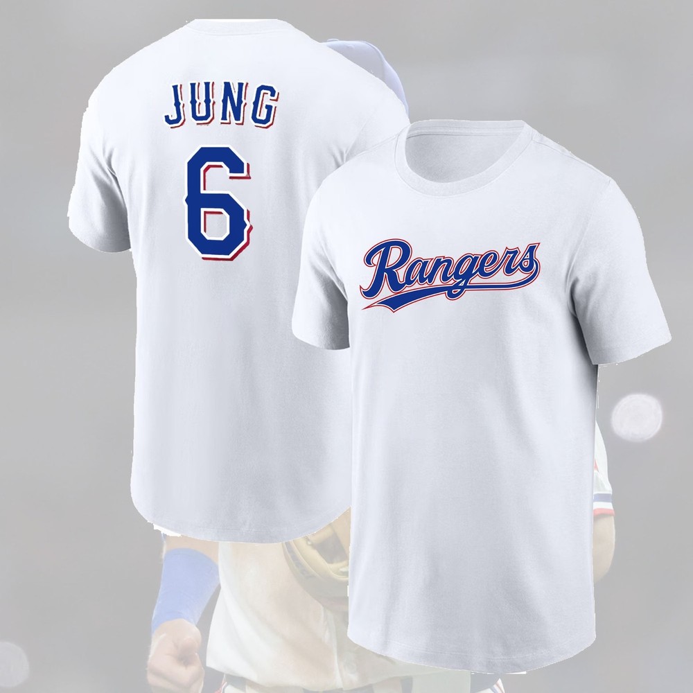 FASTSHIP – Josh Jung #6 Texas Rangers 2025 Name & Number For Fans