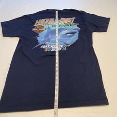Harley Davidson Emerald Coast Double Sided Short Sleeve T Shirt Men’s Medium