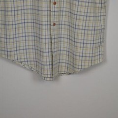 Arrow Archive Button Down Mens M Short Sleeve Plaid One Front Pocket Shirt