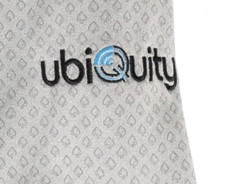 Peter Millar Perth 1/4 Zip Pullover Grey Mens M Performance Golf Ubiquity Logo