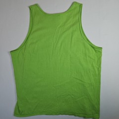 VTG 90s Y2K Official Gold’s Gym Lime Green XL Tank Top Muscle Shirt Bodybuilding