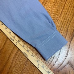 Brooks Brothers 346 Shirt Mens 16.5 6/7 Blue Micro Houndstooth Non-Iron Regular