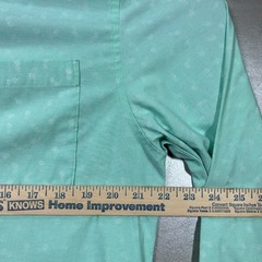 Chubbies The Nutter Men’s Large Button Down Shirt Mint Green Hawaiian AOP