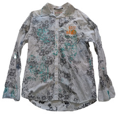 PAUL McNEIL CUSTOMISED Scotch & Soda SHIRT Size XL – Hand Painted / Printed