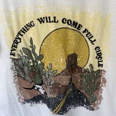 Recycled Threads “Everything Will Come Full Circle” Graphic Tee Size XL
