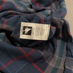 Hippy Tree Surf & Stone Snap Button Flannel Mens 2XL Nomad Division Blue Plaid