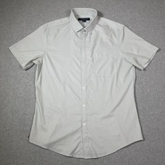 Mizzen + Main Shirt Men’s Medium Leeward Geo Trim Fit Button Down Performance