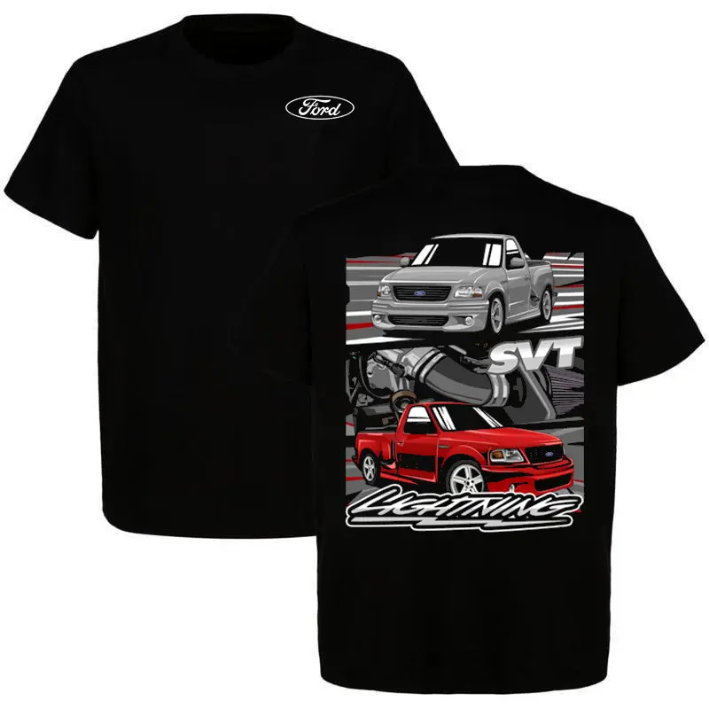Ford SVT Lightning T-Shirt ? Classic Muscle Truck Graphic Tee, Engine Ford Unise