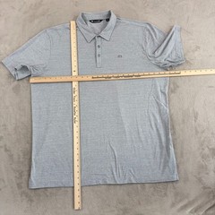 Travis Mathew Prestige Performance The Heater Golf Polo Shirt Men 3XL Grey NWOT