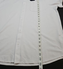 VRST Mens White Performance Button Up Short Sleeve Shirt Size XL NWT