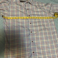 Lorenzo Uomo Trim Fit Plaid Button Down Long Sleeve Size 15(34/35)
