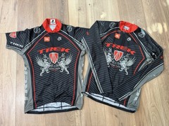 2 Men’s Trek Shirts Size Medium/ Cycle Shirts/ Short Sleeve And Long Sleeve