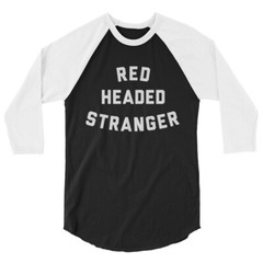 Red Headed Stranger Willie Nelson, Classic Country, Raglan T-Shirt, Outlaw
