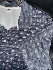 AH64 Apache & UH60 Blackhawk helicopter polo shirt Men XL NEW