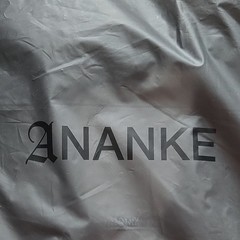 ANANKE Men’s Gray Solid Button Down Shirt SS Notch Collar Regular L A0040