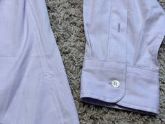 RYE 51 Small Batch Shirts (2) Mens Large Button Up Long Sleeve Blue & Lavender