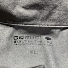 GoRuck American Training Performance Polo Men XL Sage Grey Technical Stretch EUC