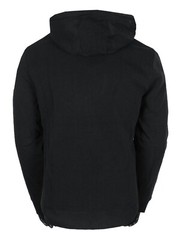 Hoodie Pullover Black Jacket Fleece Pull-Over Kangaroo Pocket SLIM FITTING Hoody