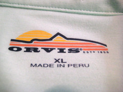 NICE! ORVIS- ANGLER’S PERFORMANCE POLO -Polyester/Tencel/Spandex Blend- Size XL