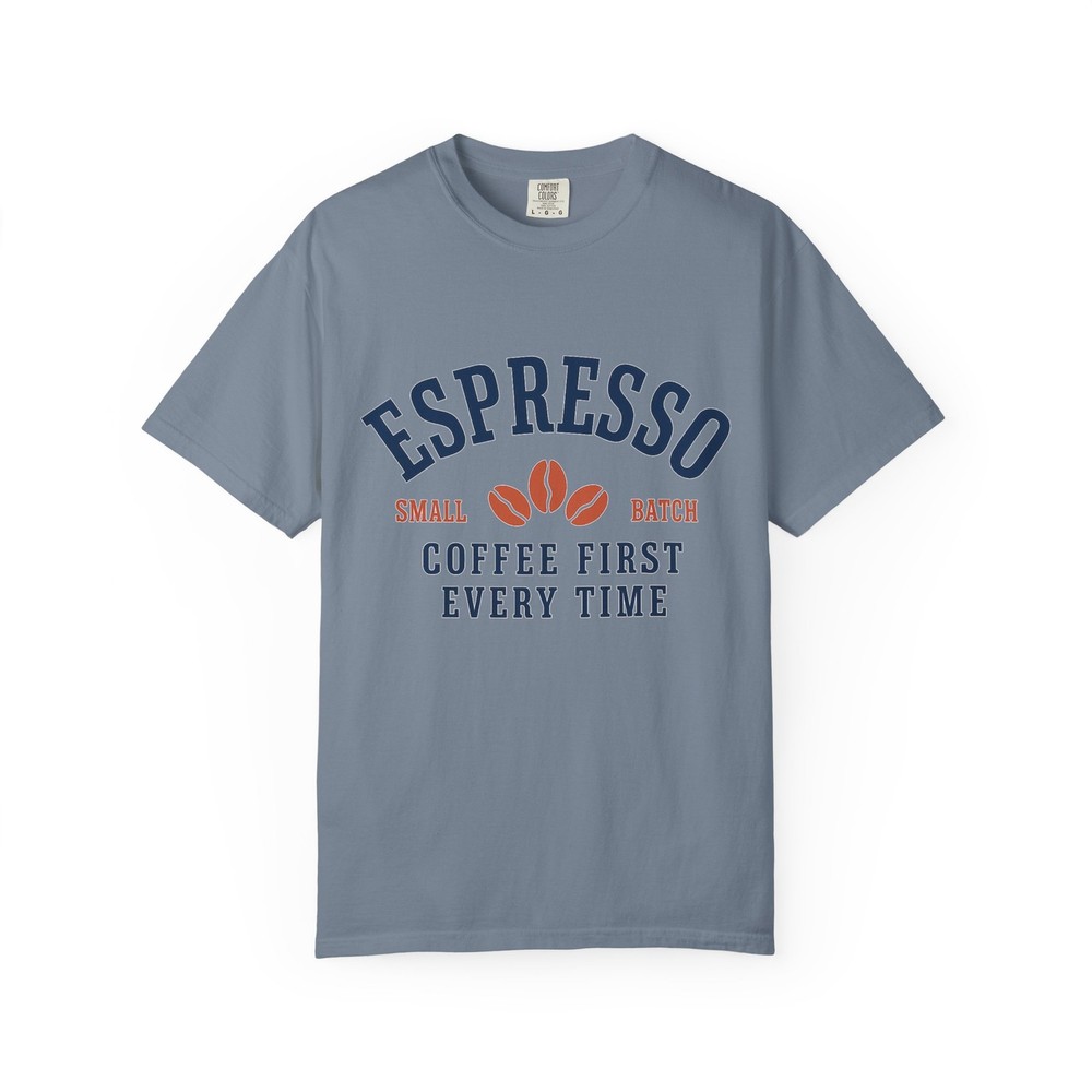 Espresso Coffee Shirt, Small Batch Comfort Colors Tee, Coffee Lover Gift