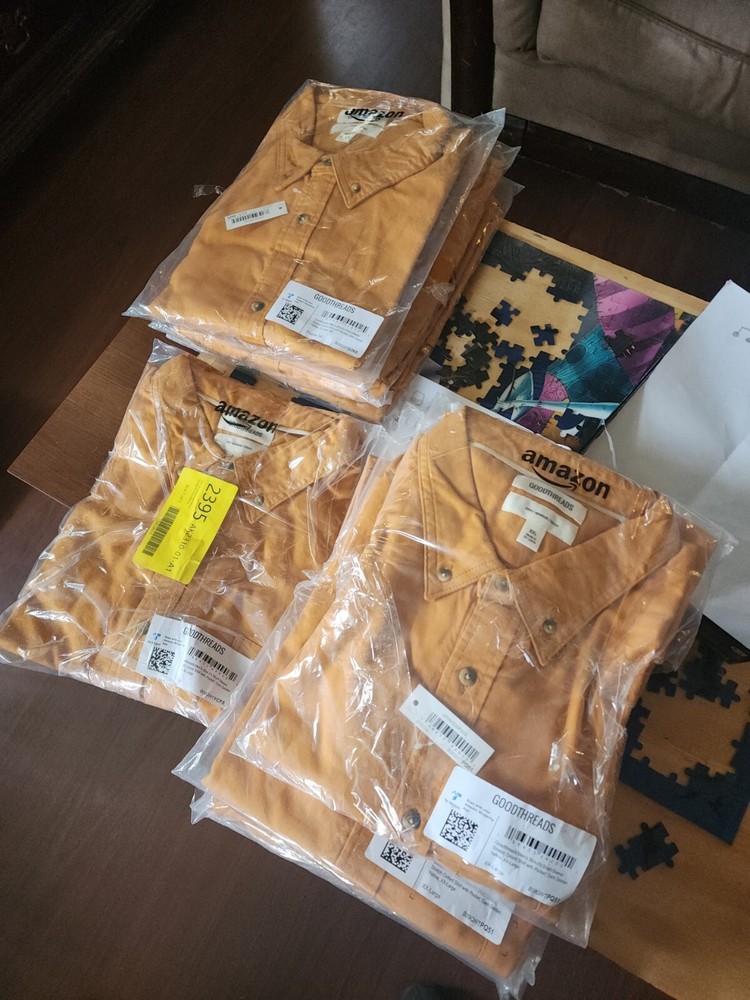 Amazon Basics Goodthreads Dark Golden Yellow Xl Xxl Xlt Look 👀